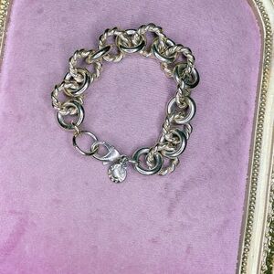 4169. J Crew Goldtone Chain Bracelet